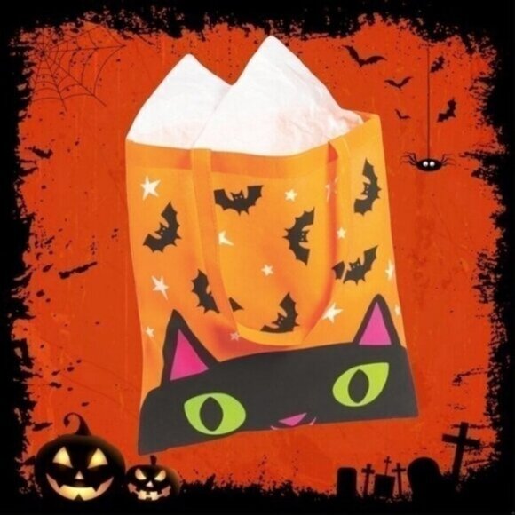 Halloween Trick Or Treat Tote Bag - Picture 1 of 2